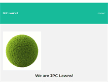 Tablet Screenshot of jpclawns.com